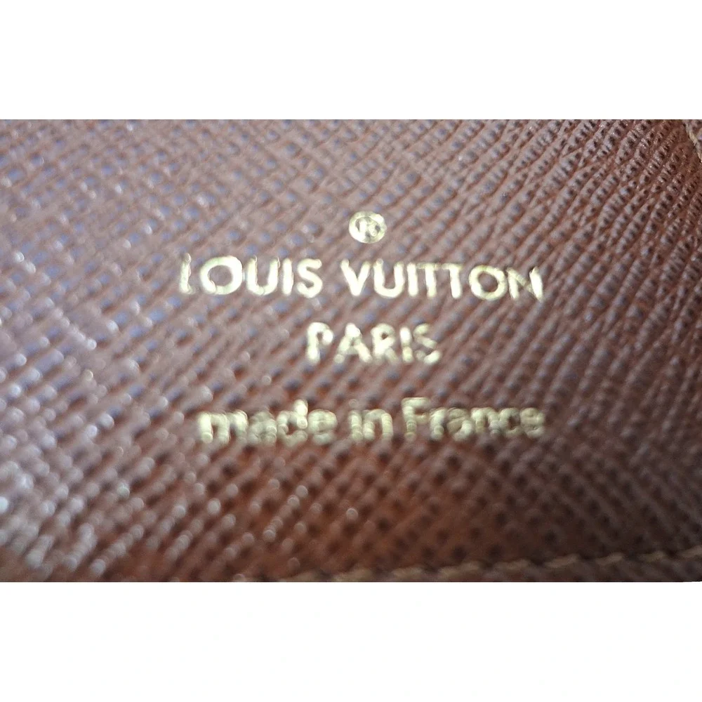 Louis Vuitton Monogram Victorine Armagnac Canvas Bi Fold‎ Wallet Brown Gold - Picture 8 of 13